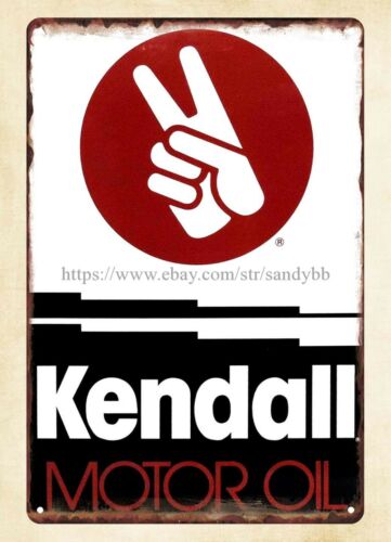 Vintage Collectible Stores - Panneau métallique Kendall Motor Oil, décoration