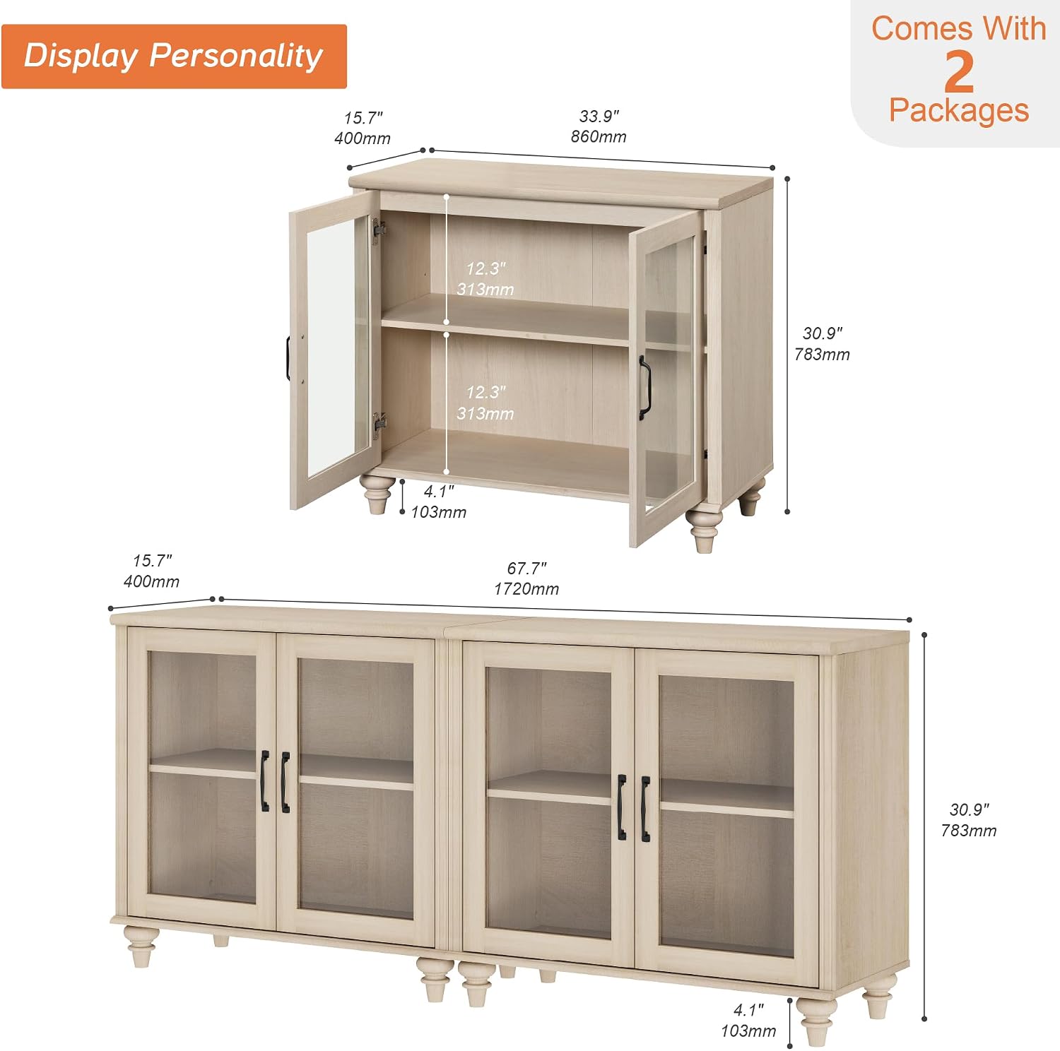 Buffet de rangement en bois av - Vintage Collectible Furniture avis et prix