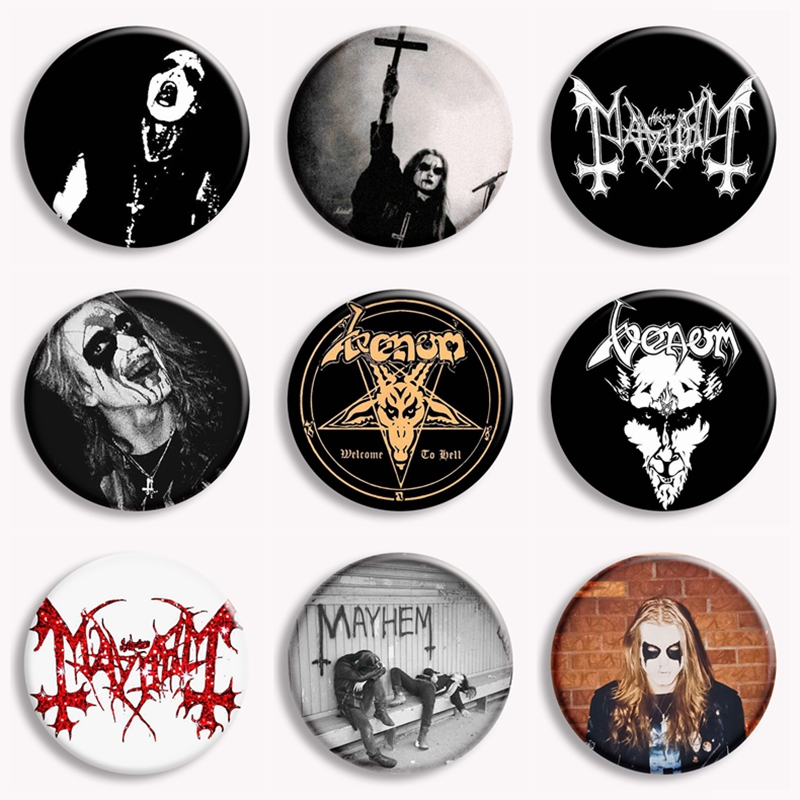 Rock Mayhem – broche à bouton  - Vintage Collectible Buttons avis et prix