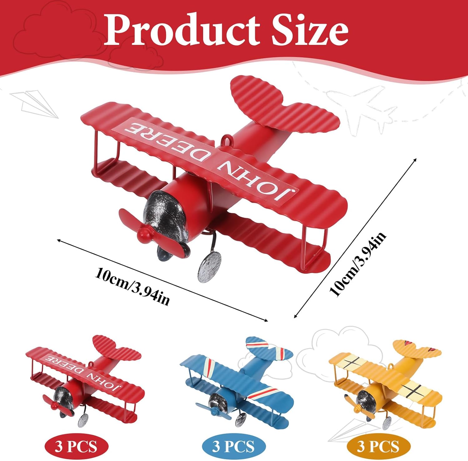 Modèle d'avion vintage en méta - Vintage Collectible Furniture avis et prix