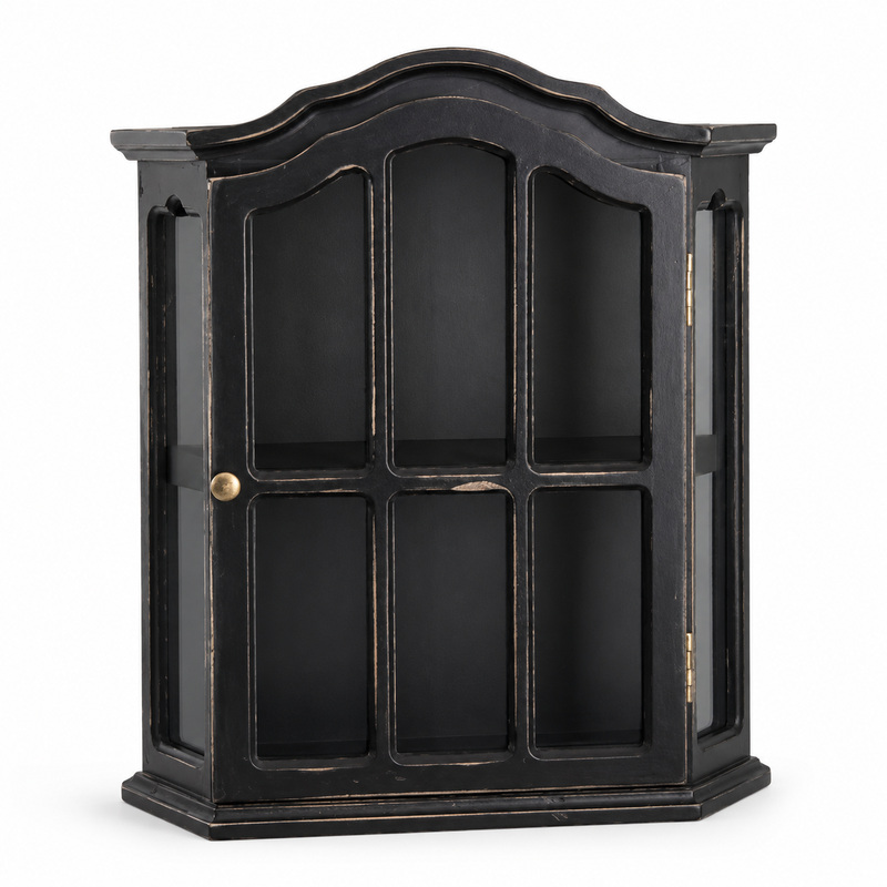 Armoire murale vintage en bois - Vintage Collectible Furniture avis et prix